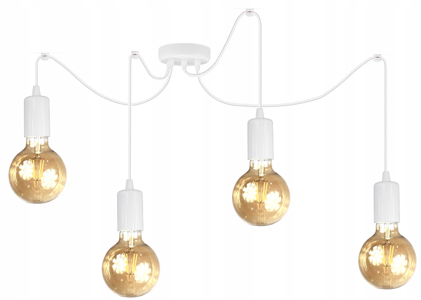 

Lampa Wisząca sufitowa Pająk 4 żyrandol 4xE27 Loft