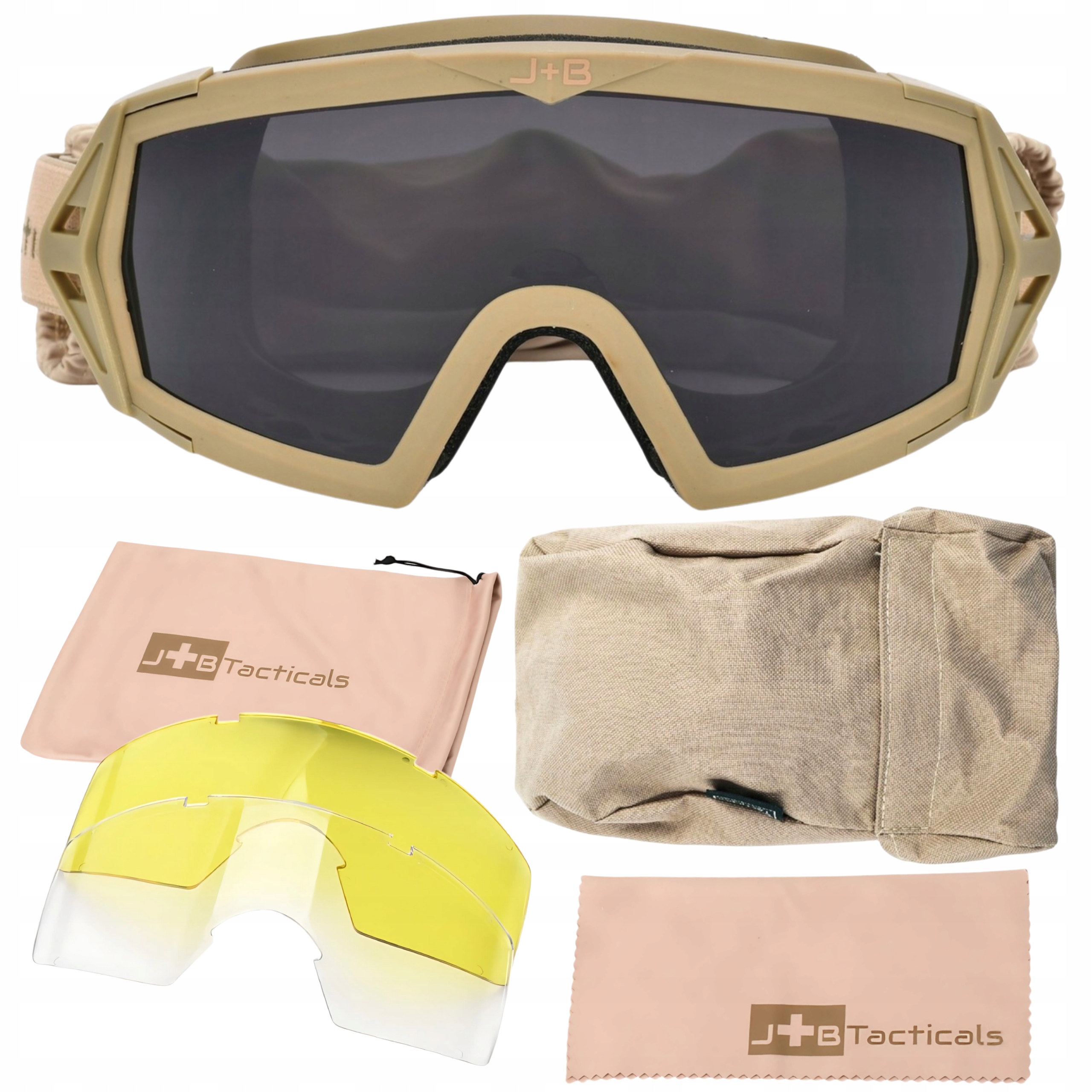 Google Taktické Vojenské Bronzové Uv Vyměnitelné Rychlé Antifogové Pouzdro Pouzdro