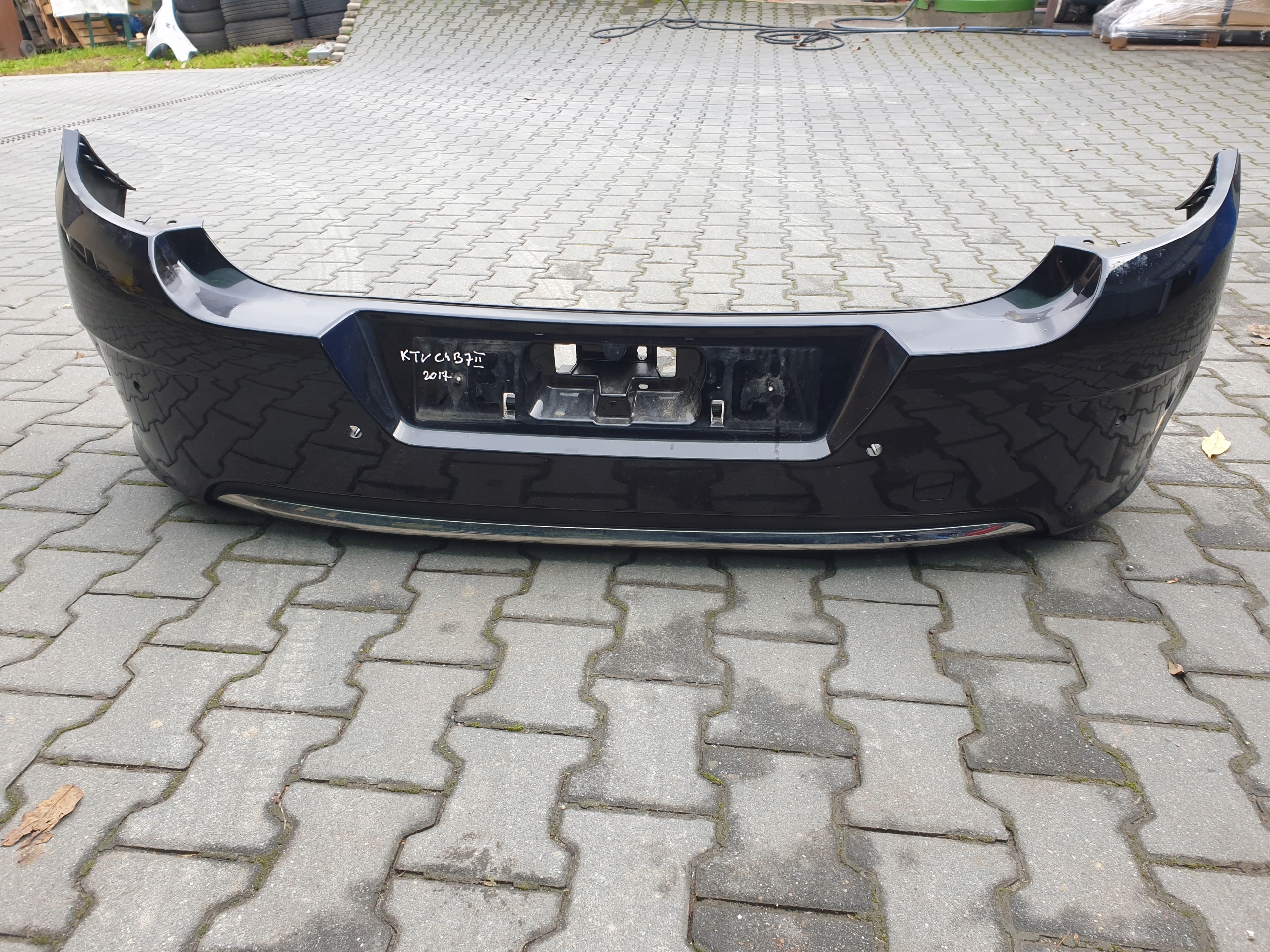 bumper rear CITROEN C4 B7 II 2010-2018 KTV CHROM