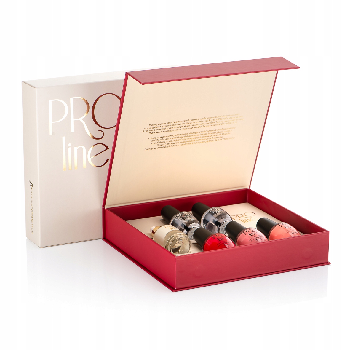 Lakier do Paznokci Lakiery Luksusowy Zestaw Proline Połysk Oil