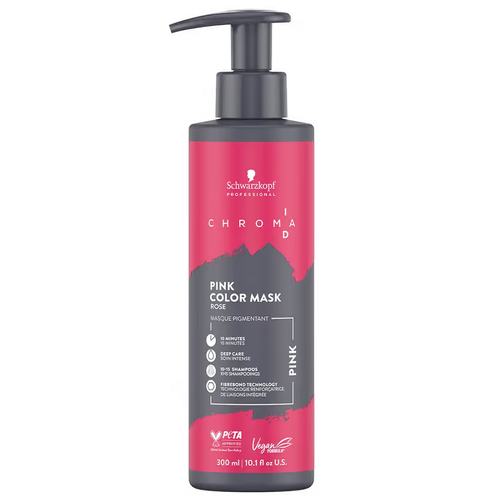 Schwarzkopf Professional Chroma ID Barvicí Maska Na Vlasy Pink 300 ml