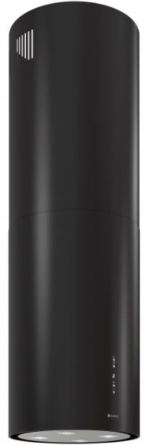 Globalo Okap wyspowy 39cm Cylindro Isola 39.7 black 742 m3/h