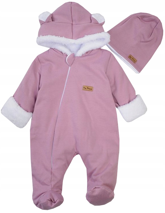 KOMBINEZON PAJAC KOMPLET OCIEPLANY CZAPKA 68 L500D Płeć chłopcy dziewczynki