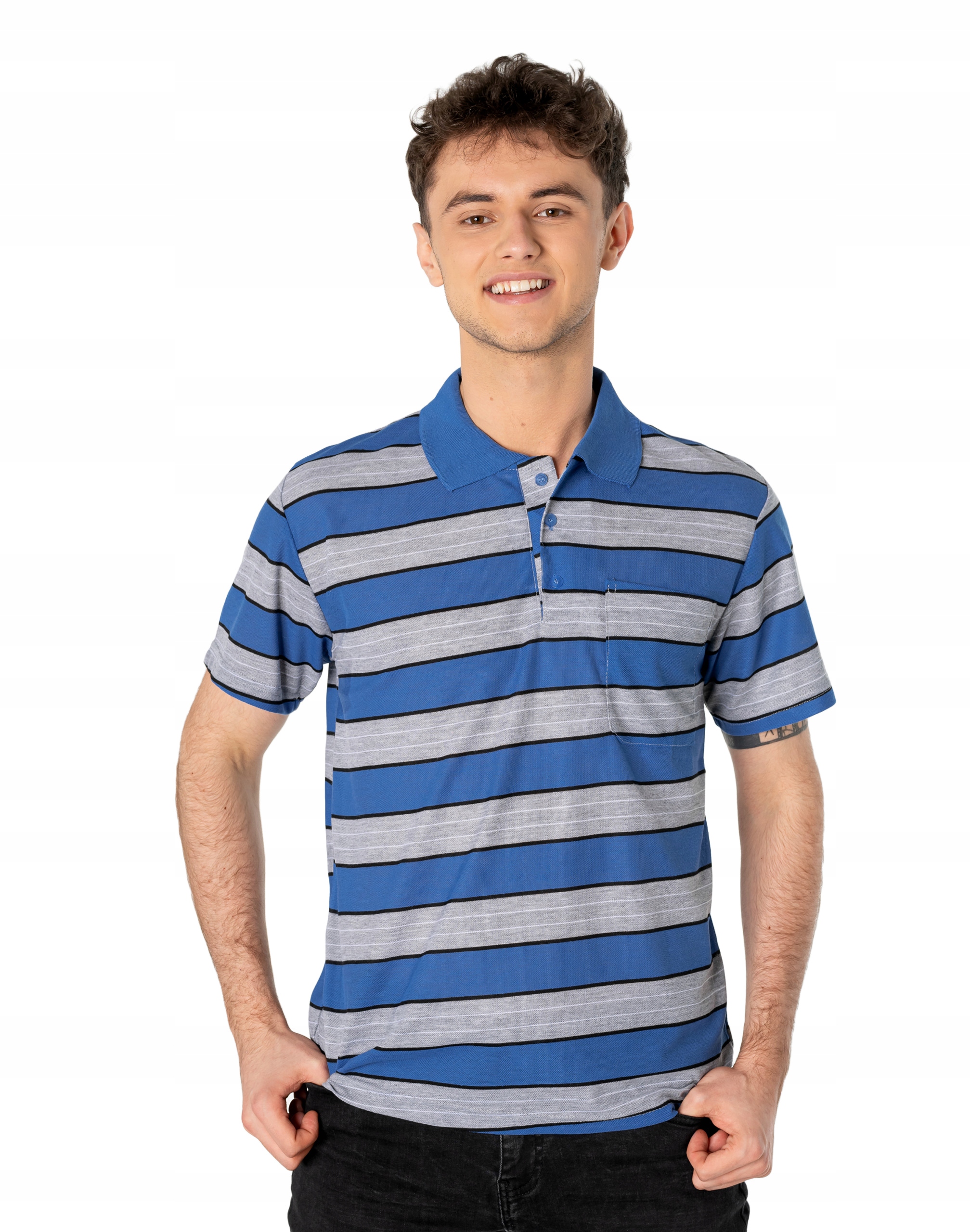 

Koszulka Polo Męska Bawełniana Polówka 17537-4 XXL