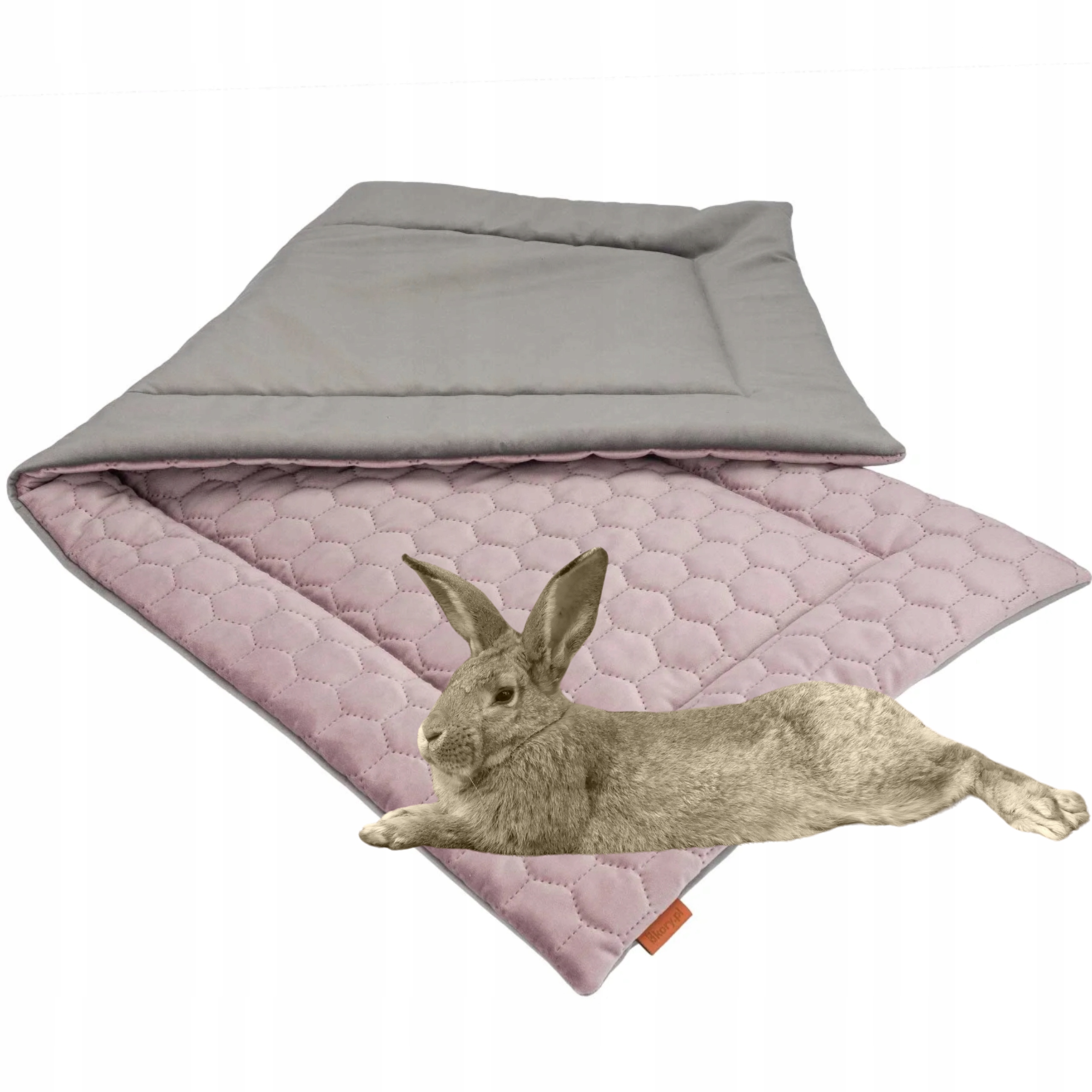 Levně Podložka Matrace do klece pro činčilu králíka prasátka myši 120x60 cm Růžová