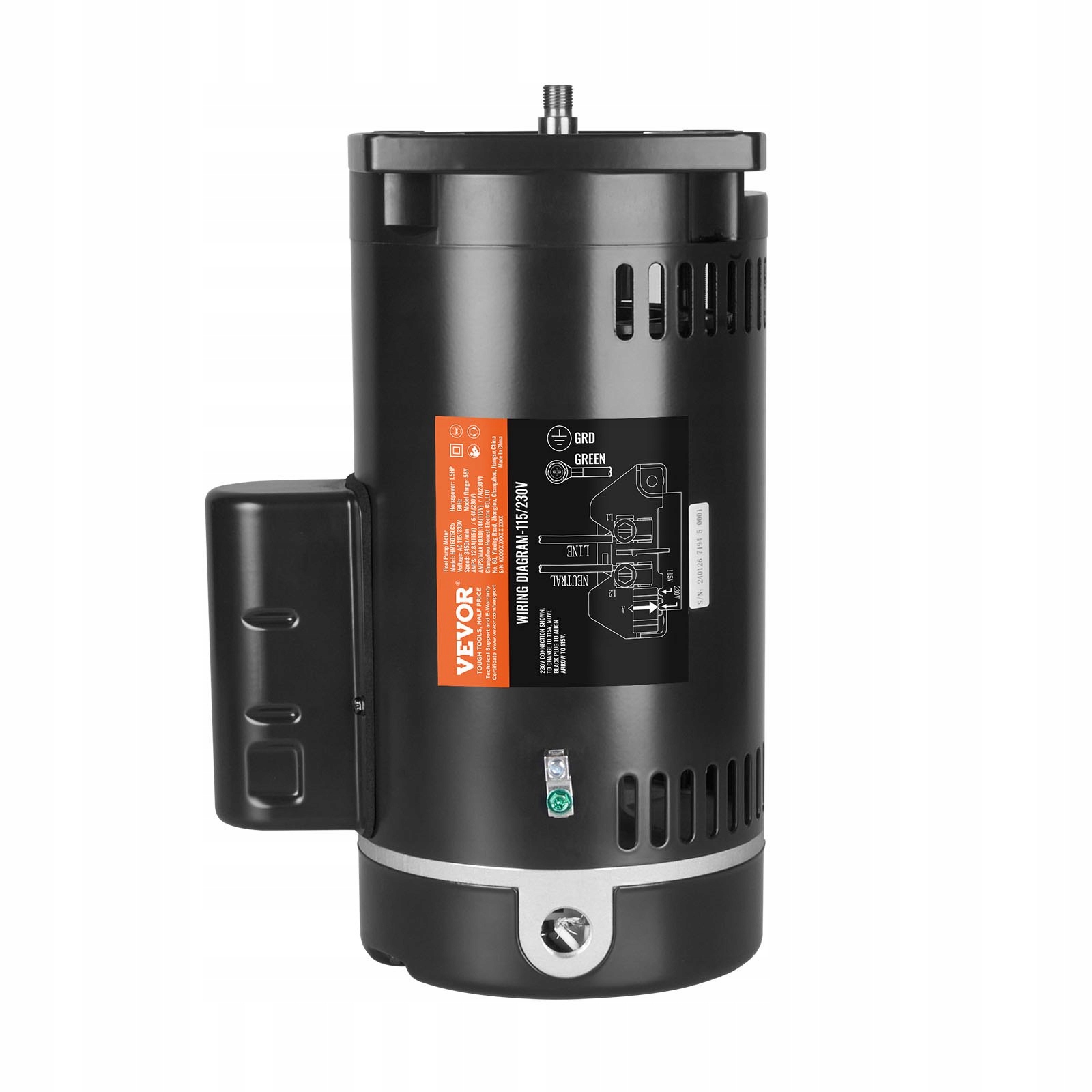 Motor pro bazénovou pumpu 1,5KM 115/230V 3450 ot. profesionální