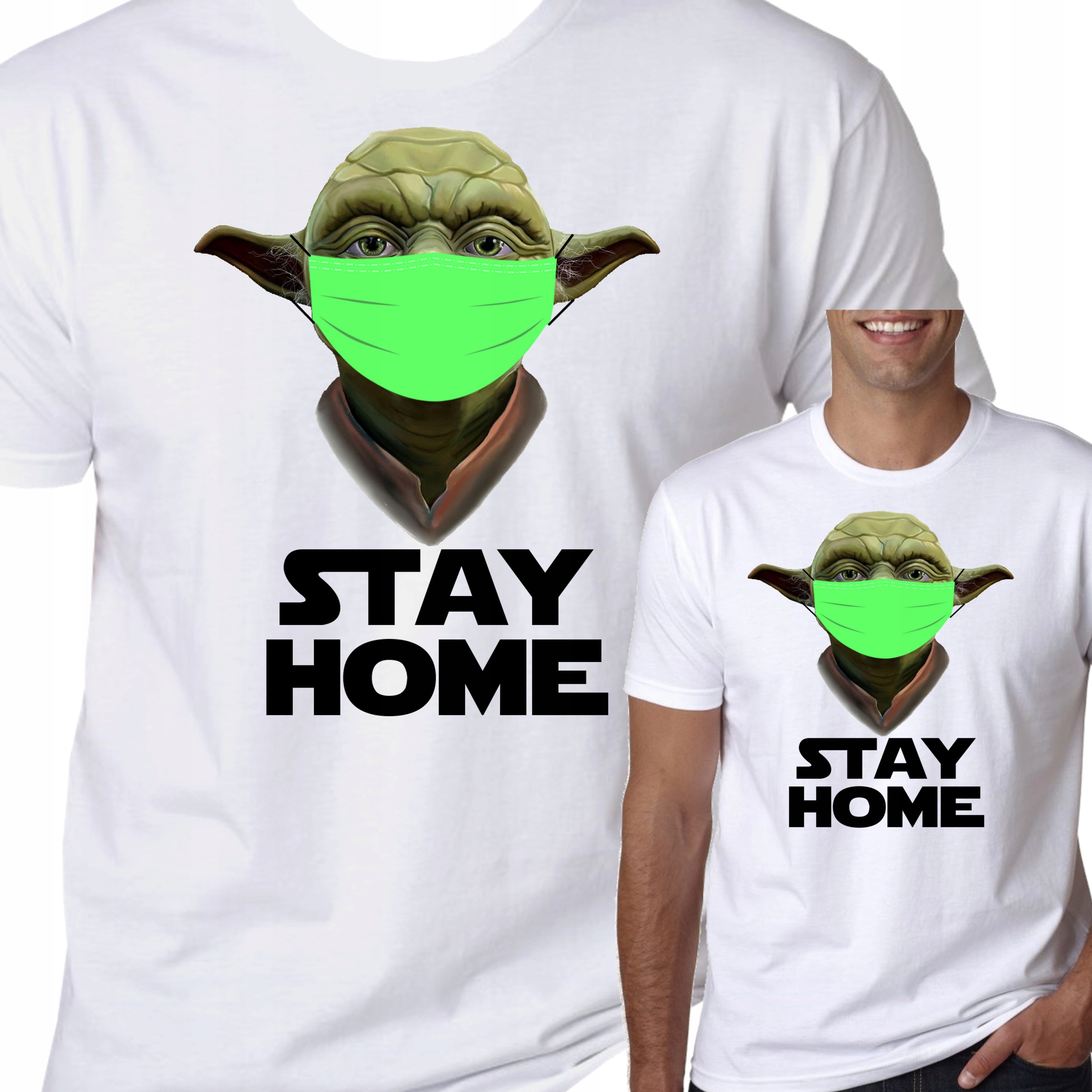 

T-Shirt Koszulka Star Wars Covid Corona L 0654
