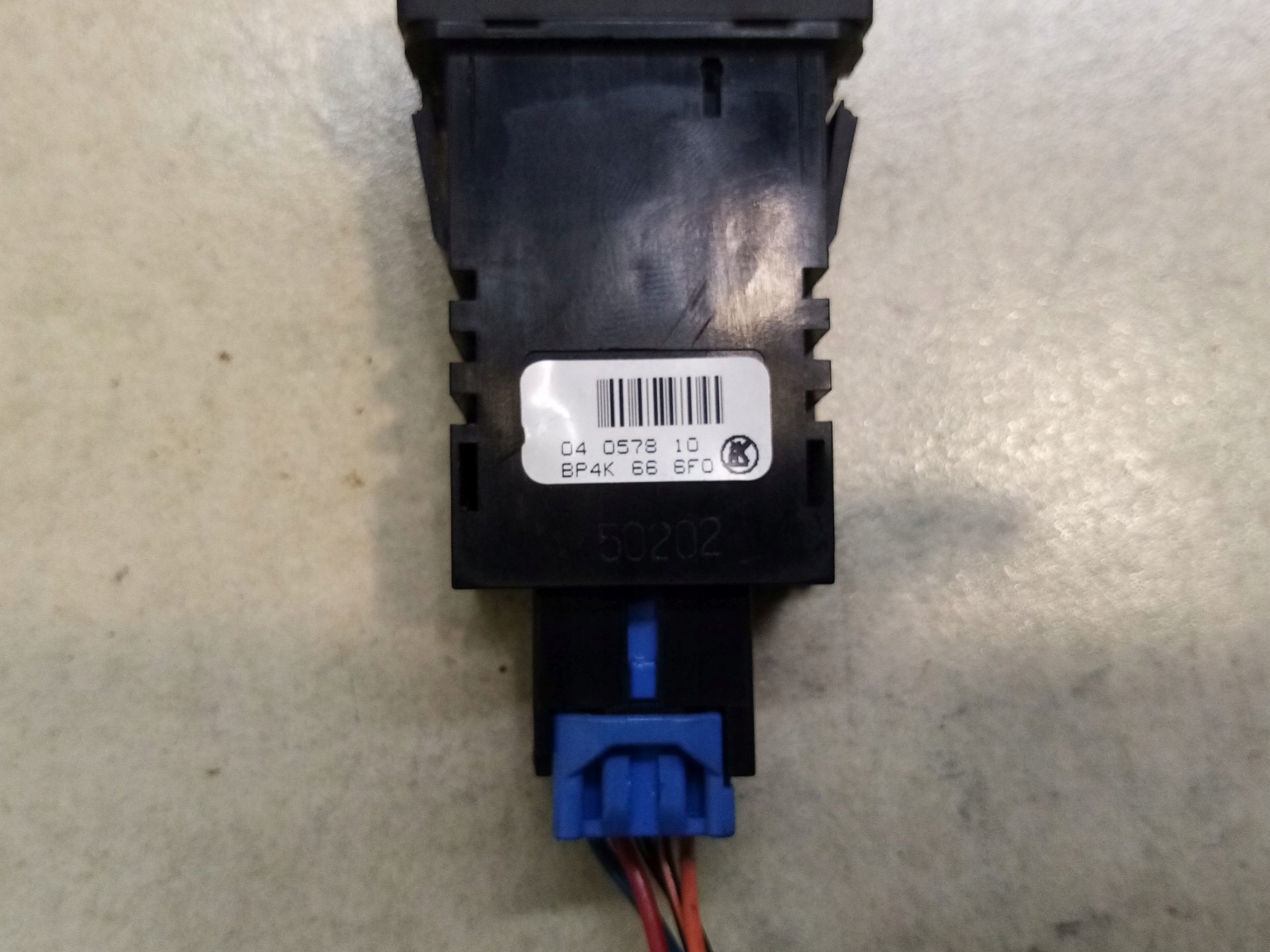 switch control of the lights MAZDA 3 1.6 TDCI