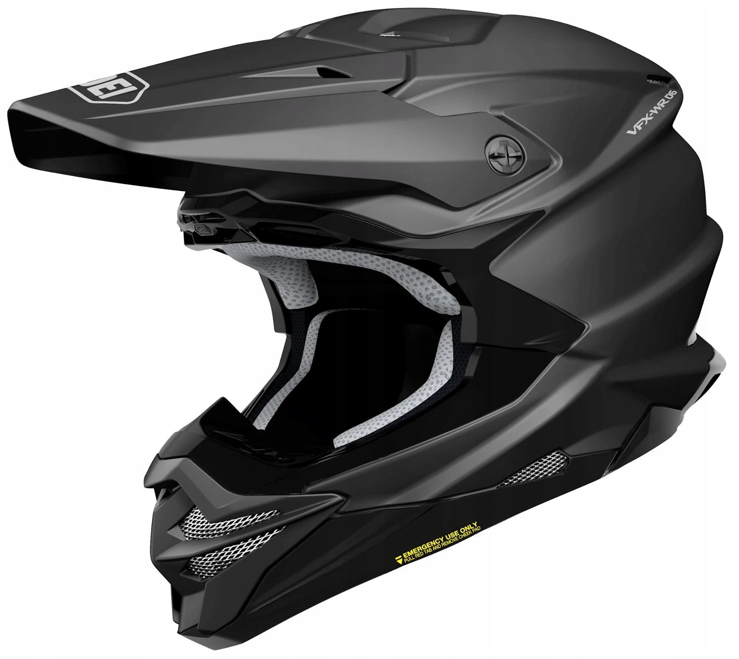 Shoei Vfx-wr 06 Black Matt Motocyklová Prilba Cross Enduro