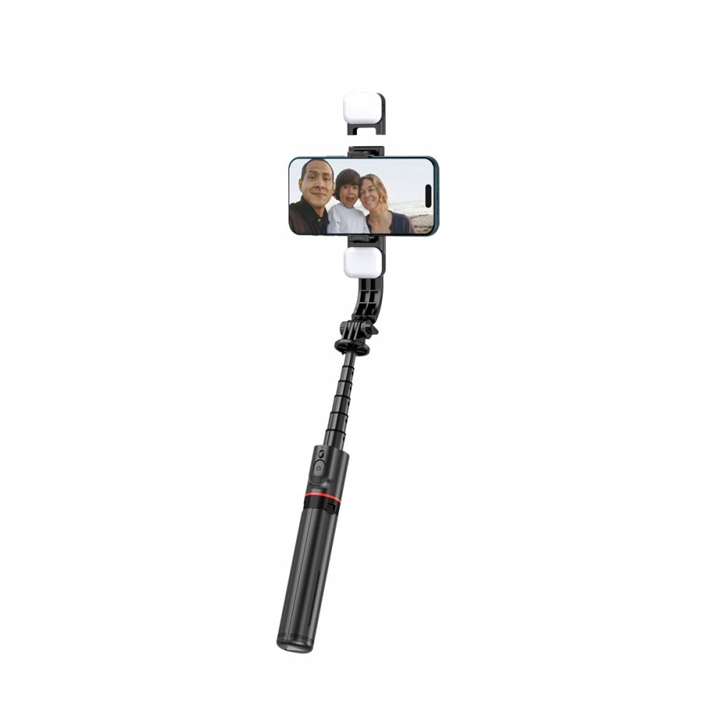 KIJEK SELFIE STATYW TRIPOD BLUETOOTH LAMPA LED VLOG DO IPHONE 12 13 14 15 Rodzaj selfie stick