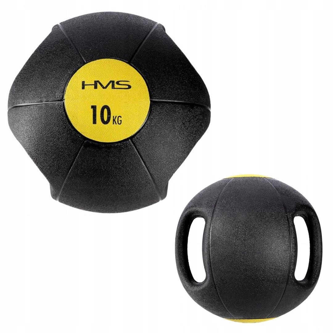 Tréninkový medicinbal pro silové cvičení fitness 10 kg Hms NKU10