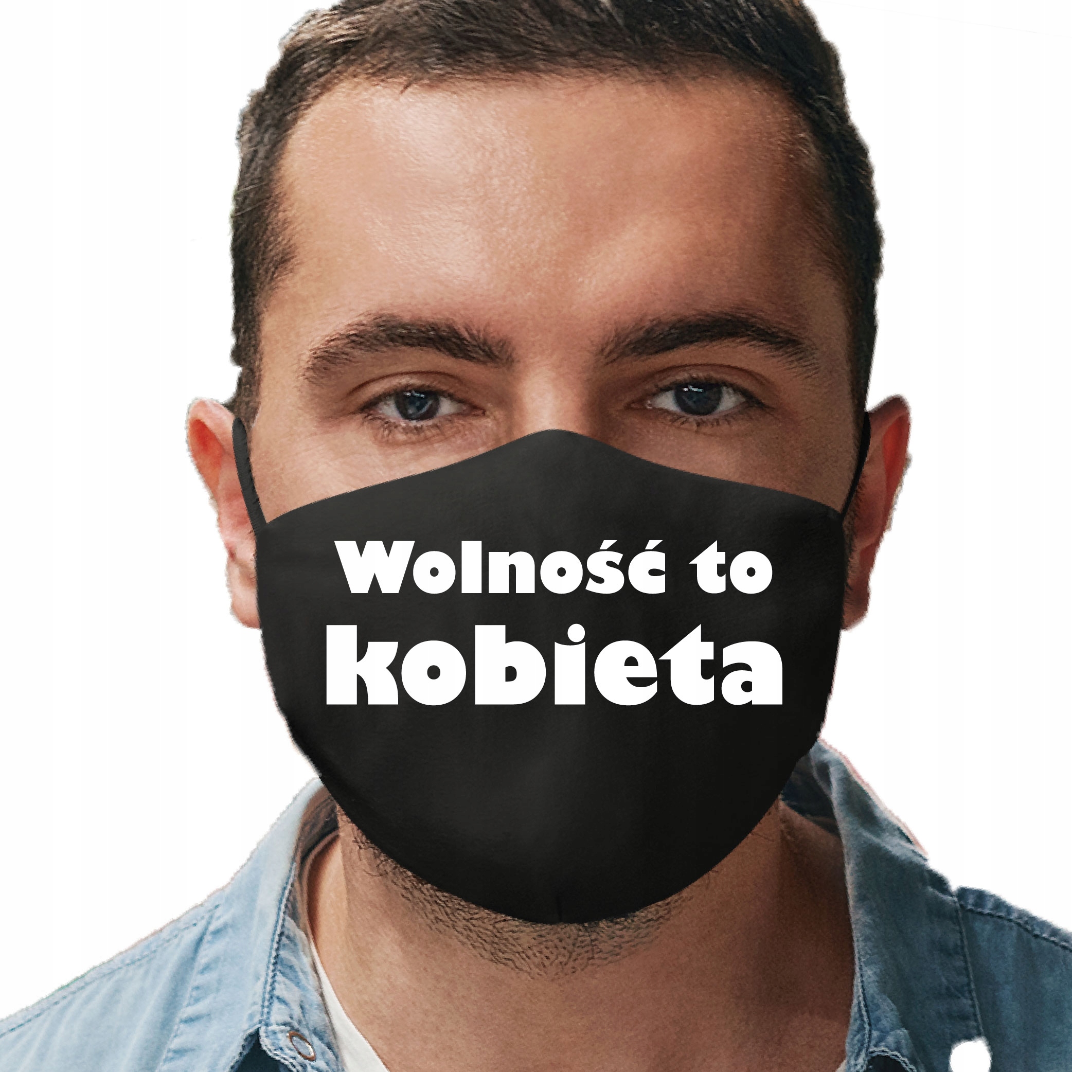 

Maseczka Bawełniana Na Strajk Piekło Kobiet Pis