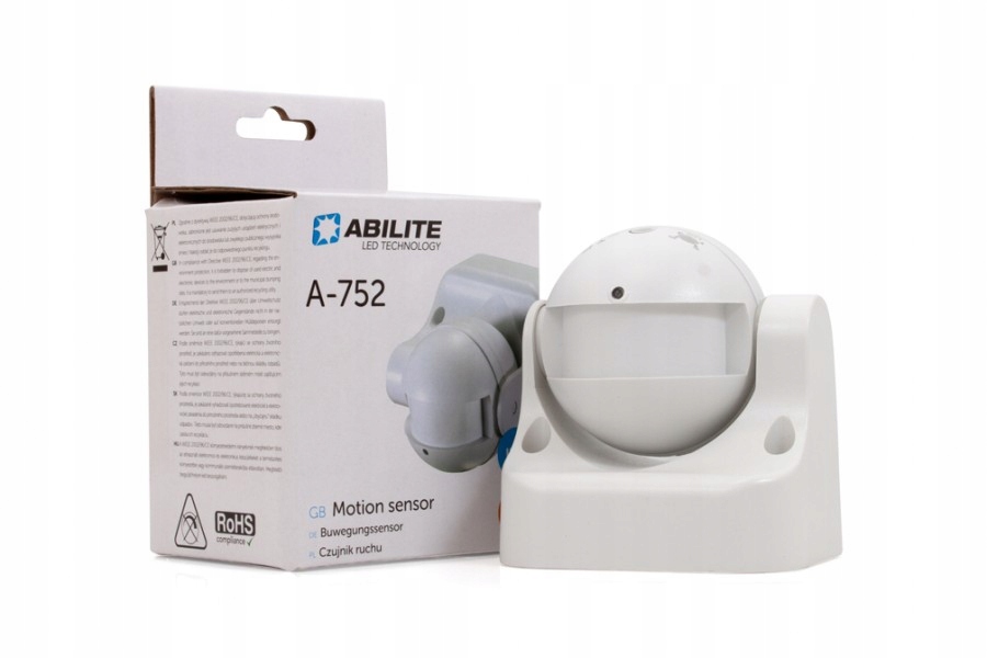 

Abilite Czujnik ruchu A-752 IP44 Mikrofalowy 180°
