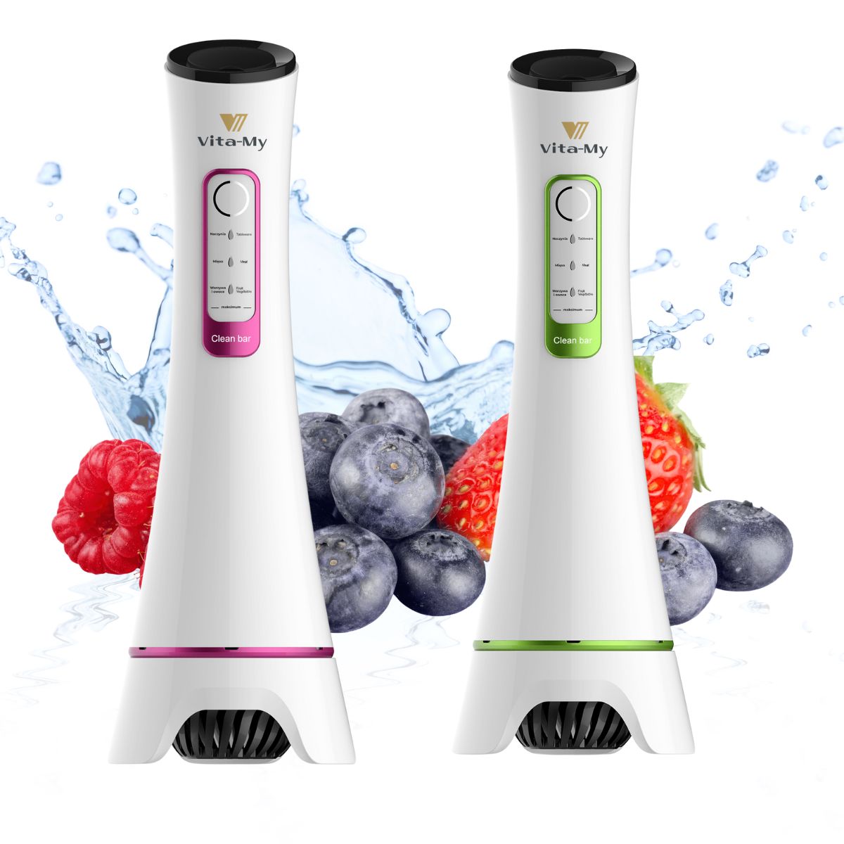 Zestaw: Myjka ozonator do żywności Vita-My 10 W ultradźwięki ozonowanie