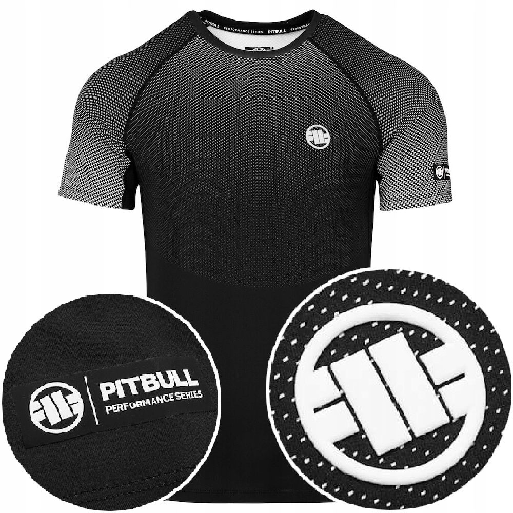 Męski Rashguard Pit Bull Ranket Techniczna sportowa koszulka siłownia_L