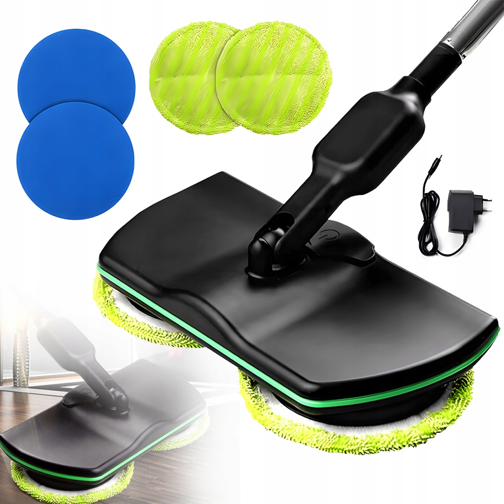 Bezprzewodowy Mop Elektryczny, Myjka Do Podłóg, Ładowalna Myjka Obrotowa