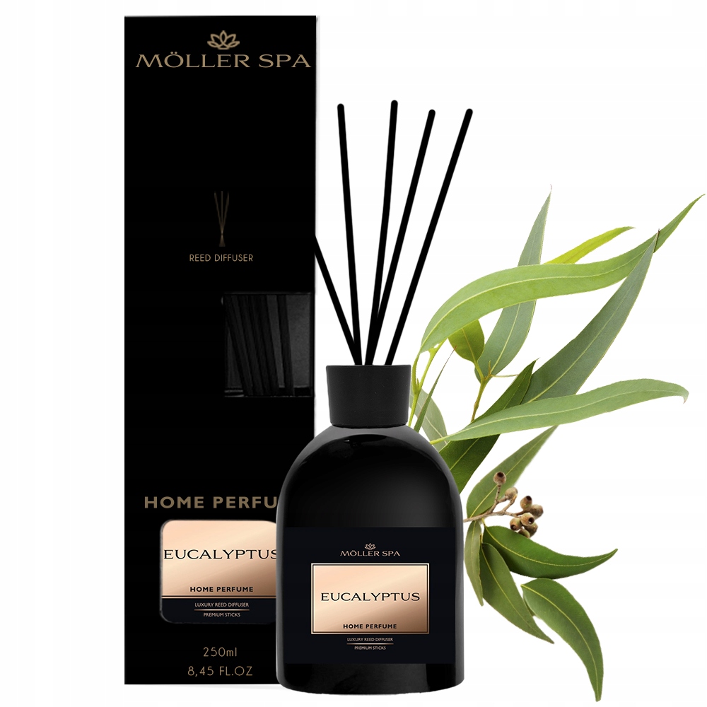 Levně Eukalyptová Vůně Eukalyptus Do Domácnosti Tyčinky Osvěžovač 250 ml Velký