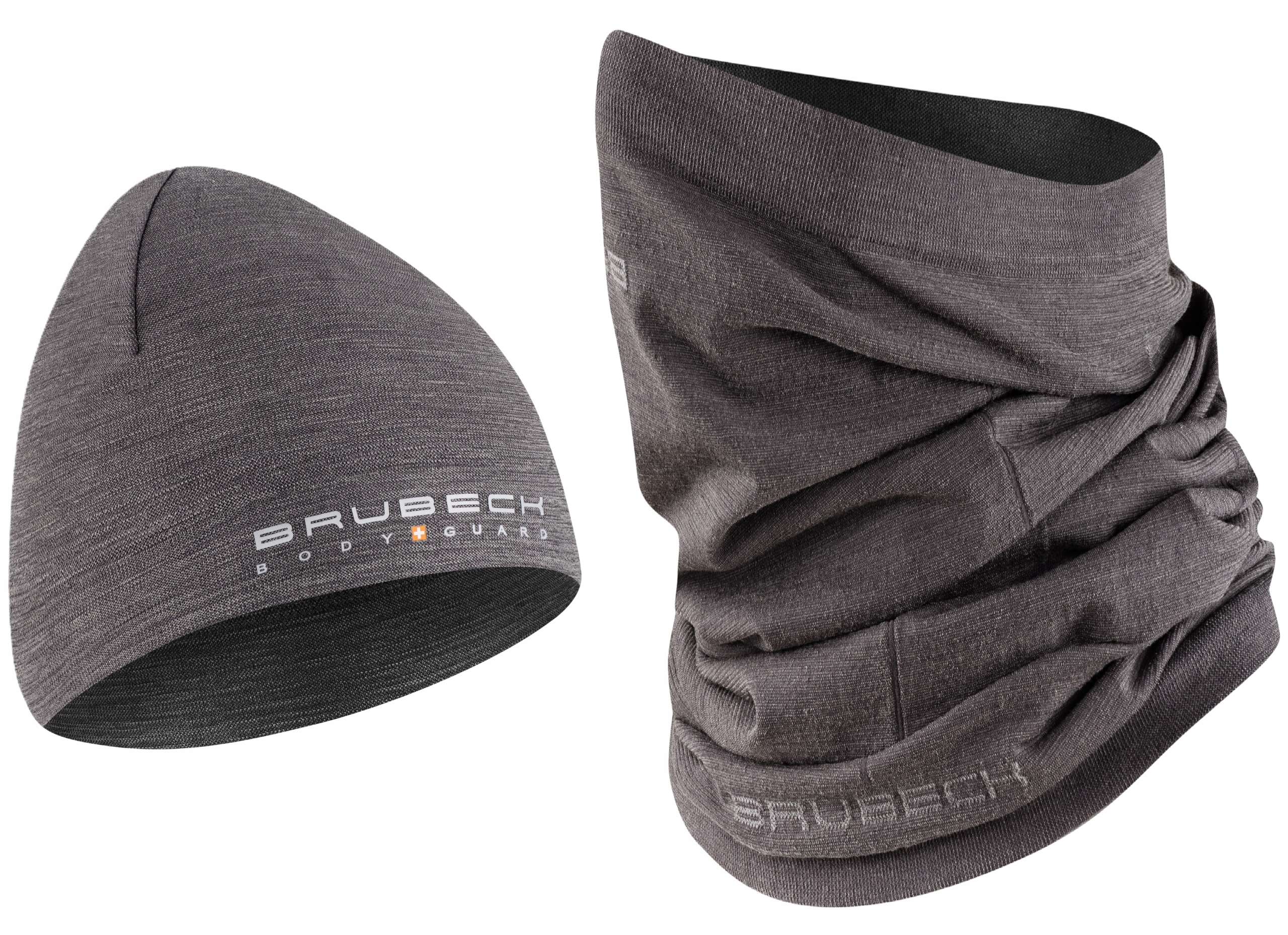 Brubeck Czapka Wełniana Termoaktywna Komin Wielofunkcyjny Sportowy