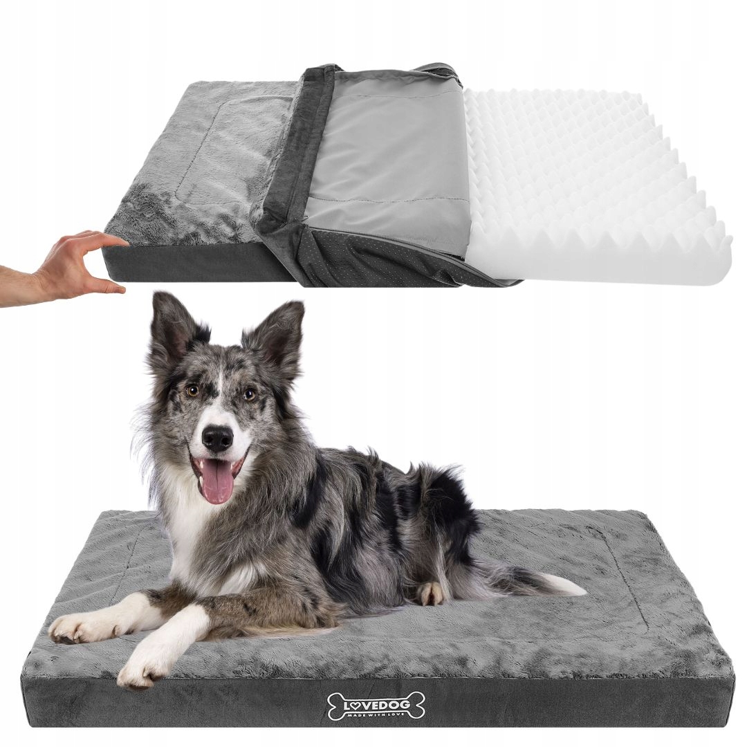 Levně Pelíšek Ortopedické Matrace pro psa L 90x60 Podložka Velké voděodolné lůžko