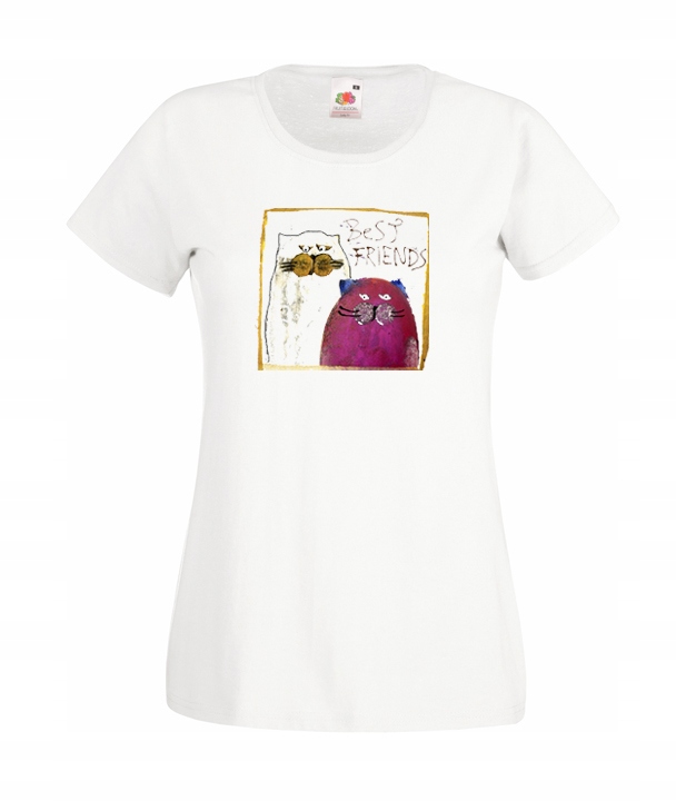

XXL Koszulka Damska Koty Soft Kitty Śmieszne Wzory