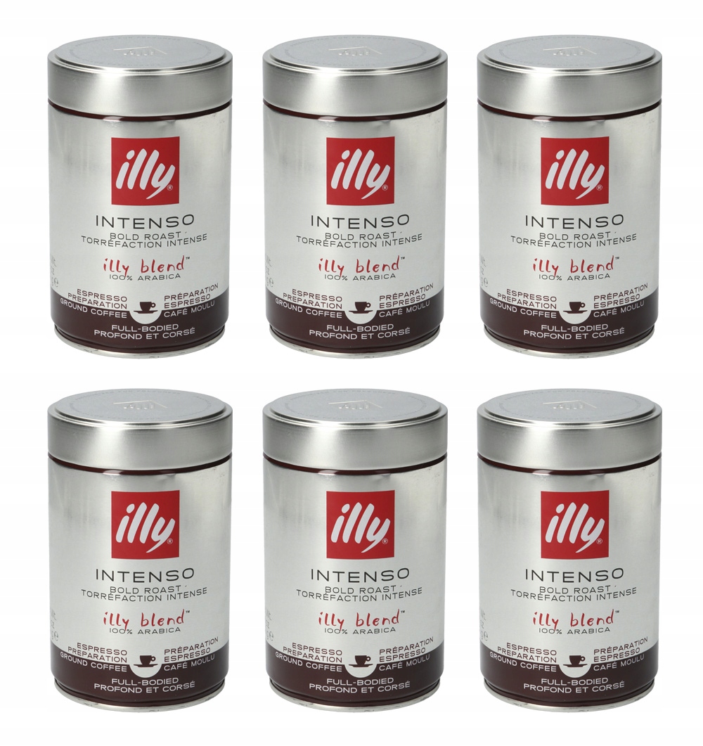 Kawa mielona Illy Espresso Black 250 g 6 szt.