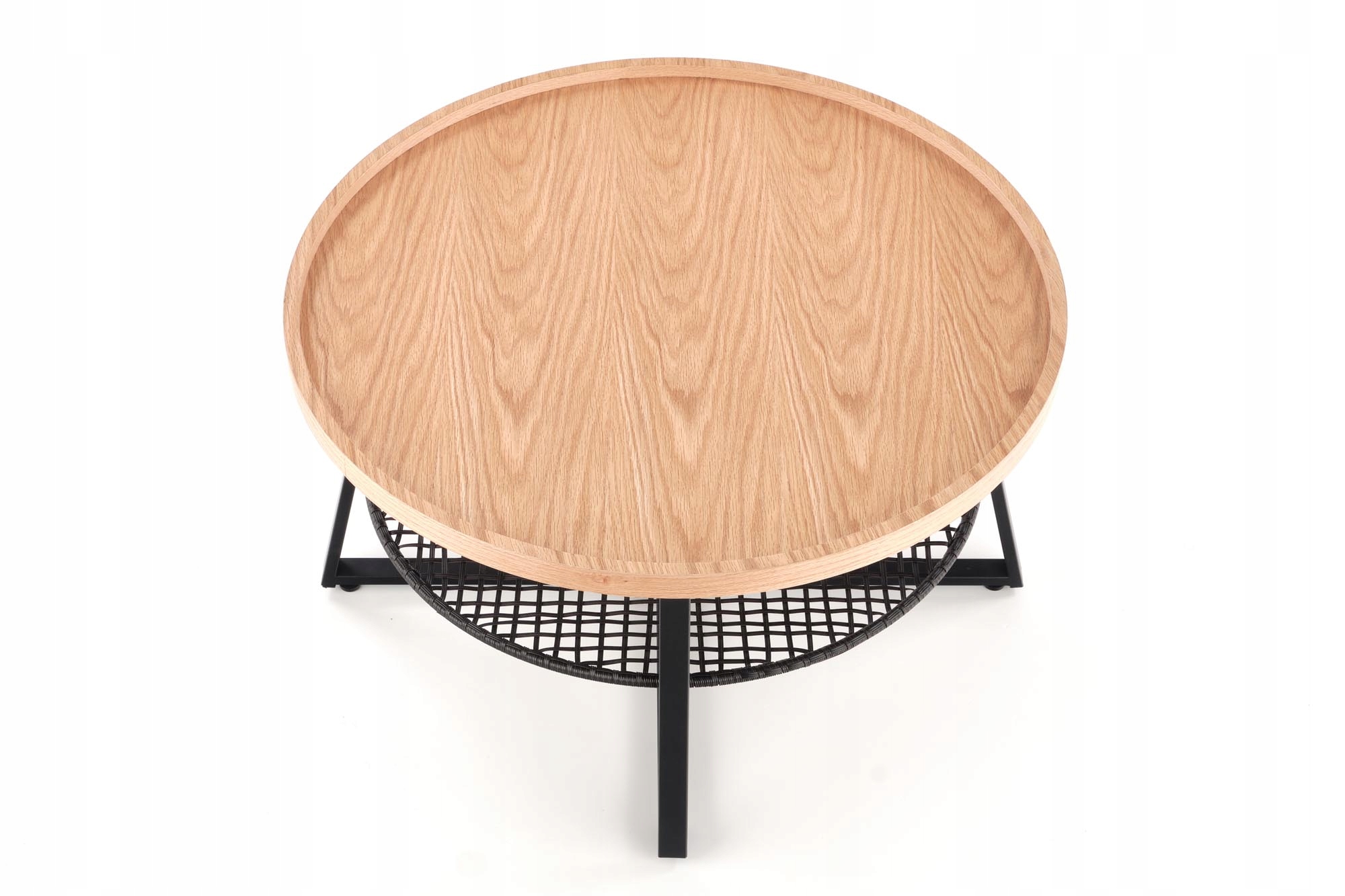 ŁAWA FLORENCE HALMAR DĄB NATURALNY/ CZARNY Marka Halmar