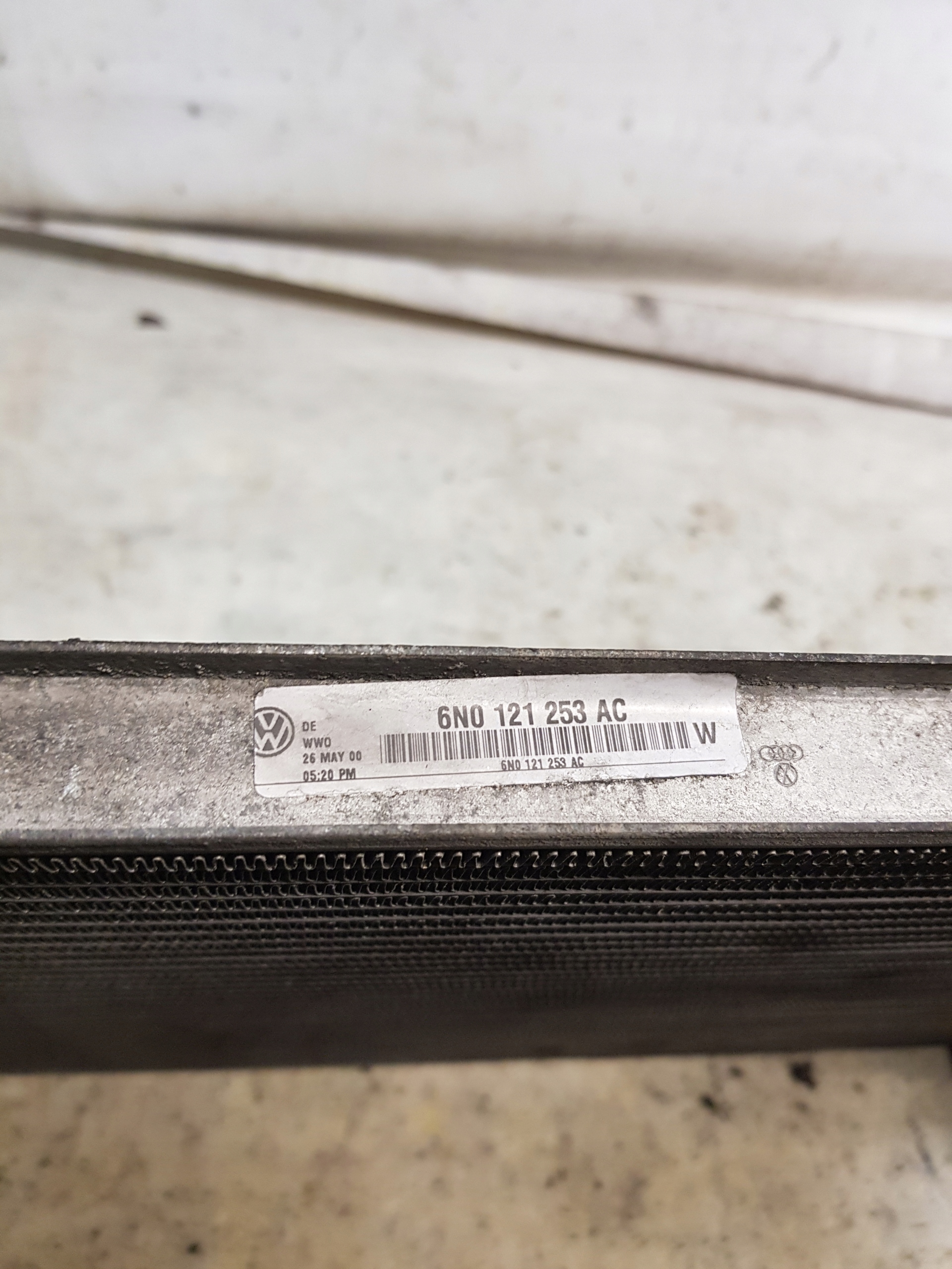 water cooler VW POLO III 1.4D 6N0121253AC