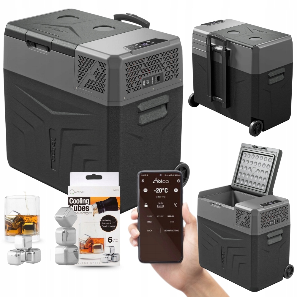 Lodówka Kompresorowa Turystyczna Samochodowa Yolco BCX40 39L 12/24V Ac/dc