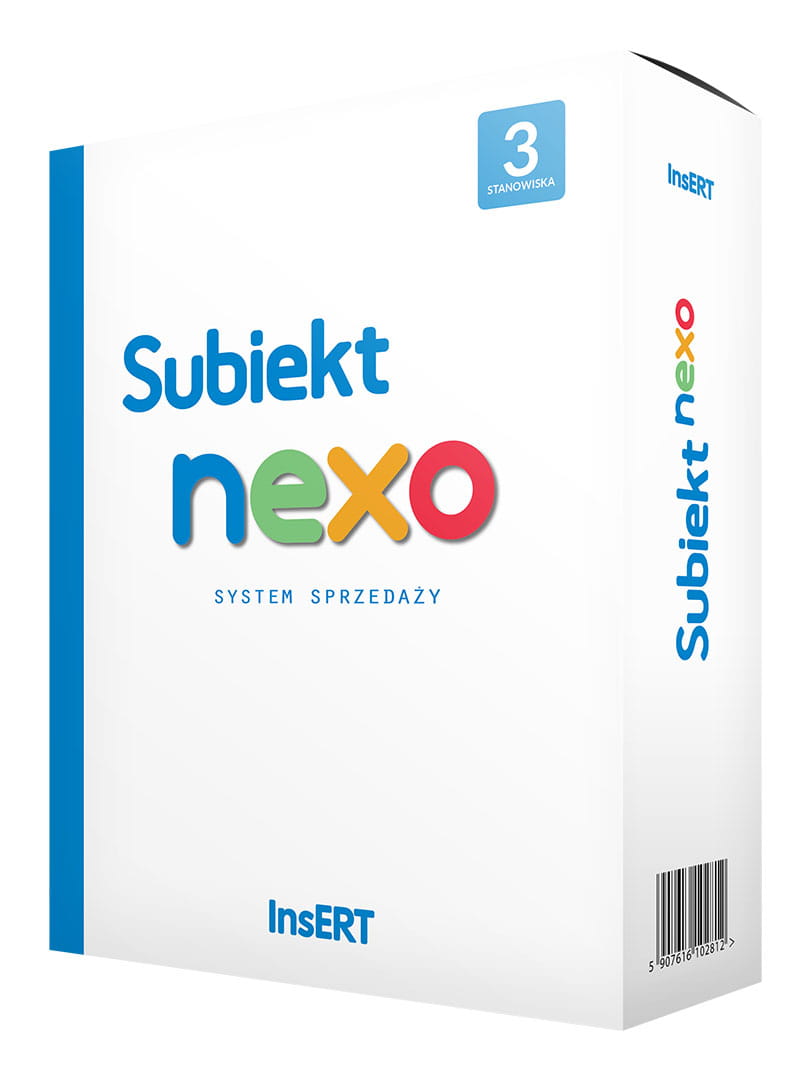 

Subiekt Nexo 3st. wersja elektroniczna
