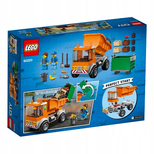 LEGO 60220 CITY Śmieciarka KOSZALIN Marka LEGO