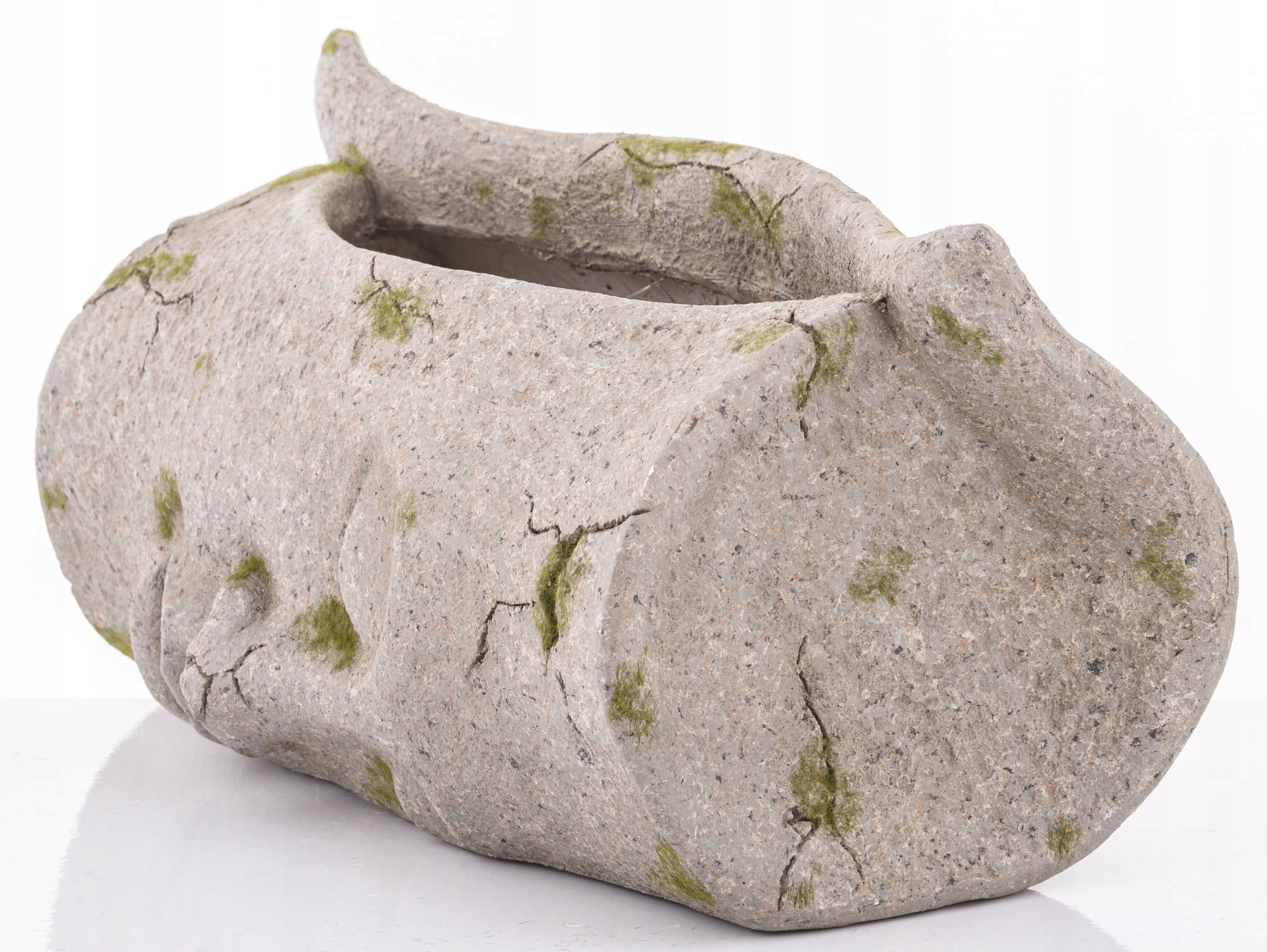 Osłonka twarz betonowa doniczka głowa BOHO LOFT Materiał beton