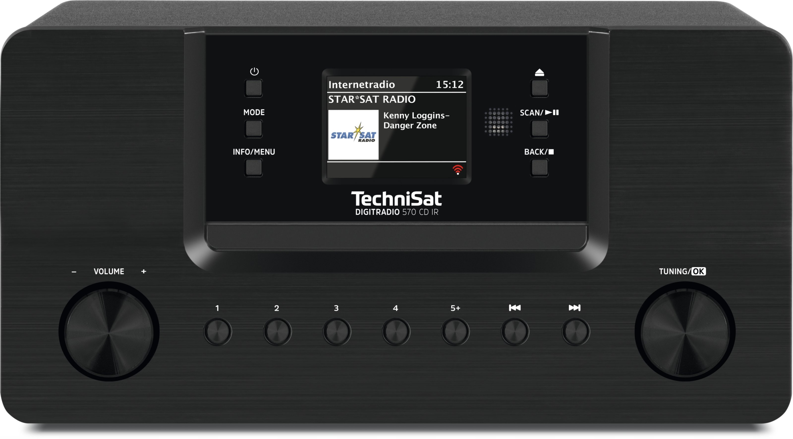 Odtwarzacz CD MP3 Radio Internetowe WiFi Tuner Cyfrowy DAB FM Technisat 570 Marka TechniSat