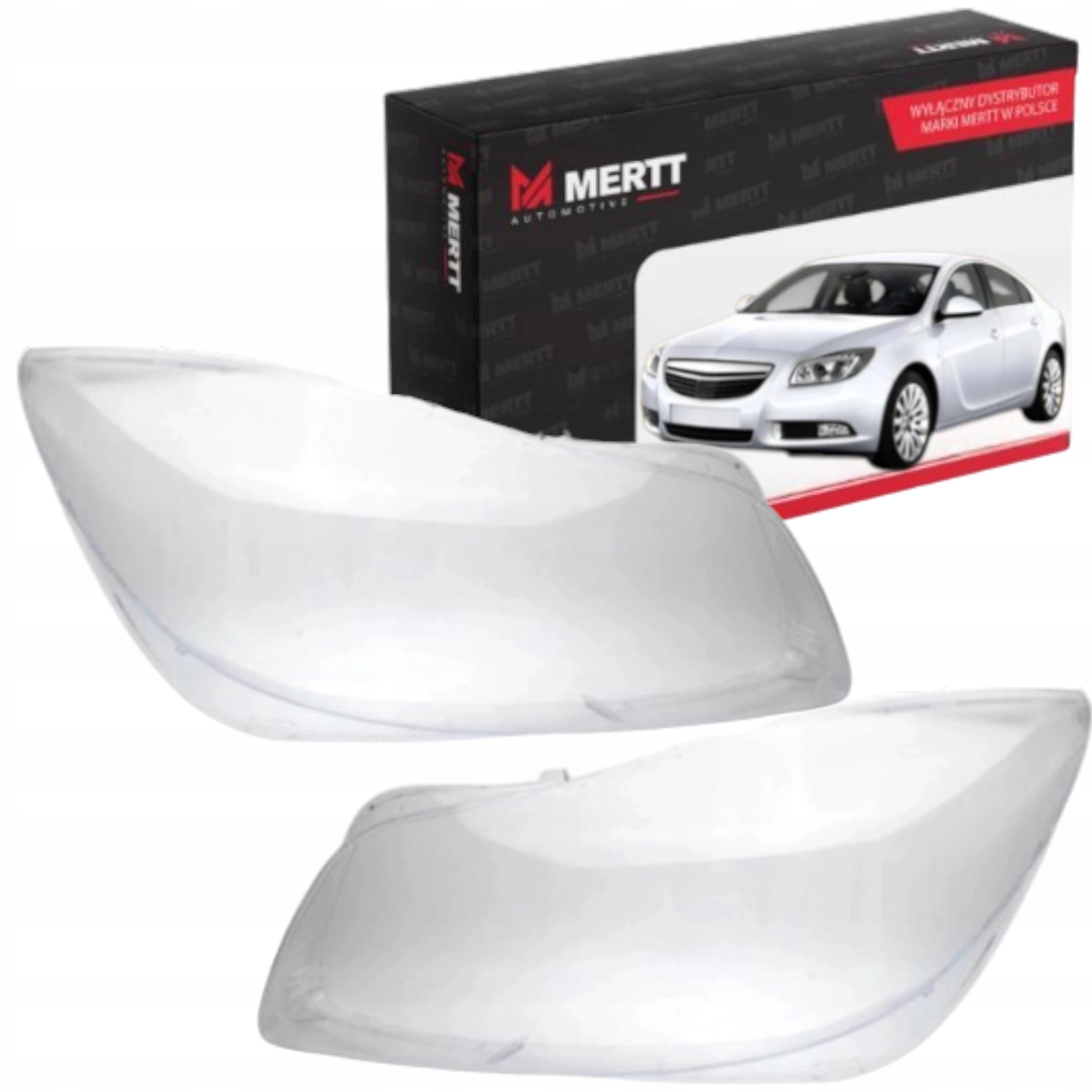 Opel Insignia I 2008-2013 Klosz Levý Pravý sklo světlometu lampy Přední