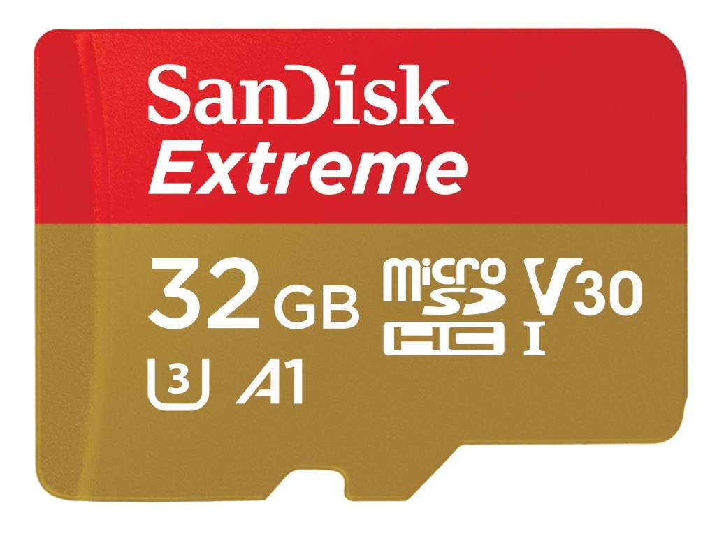 Karta Sandisk microSDHC 32 GB EXTREME + ADAPTER SD Kod producenta SDSQXAF-032G-GN6AA