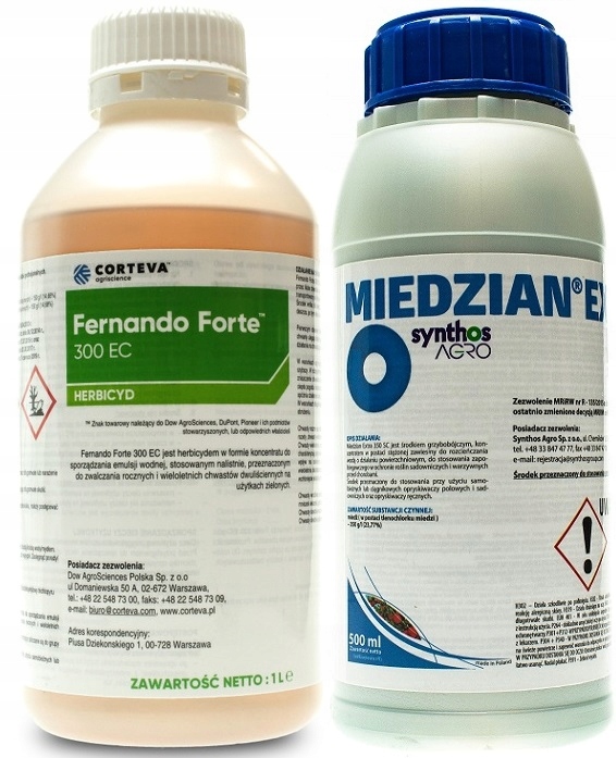

Fernando Forte 300EC 1l+ Miedzian Extra 350SC 0,5l
