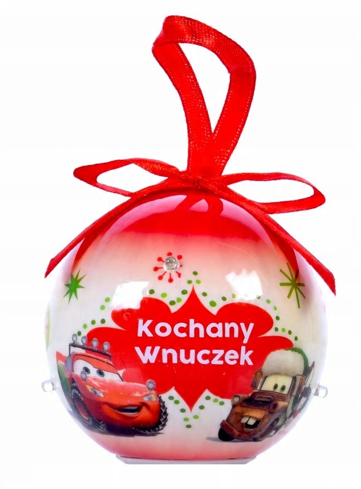 

Bombka Na Choinkę Led Nietłukąca Kochany Wnuczek