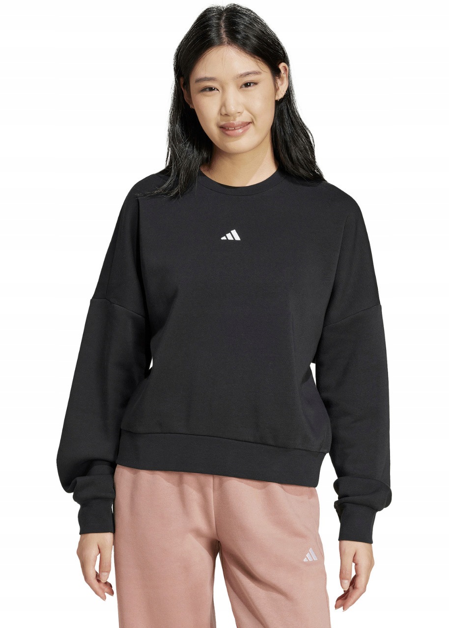 Mikina adidas Sportovní Ležérní s kulatým výstřihem Černá vel S