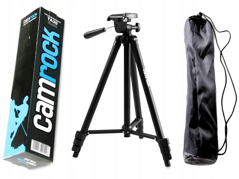 Czarny Statyw CAMROCK TA30 126cm