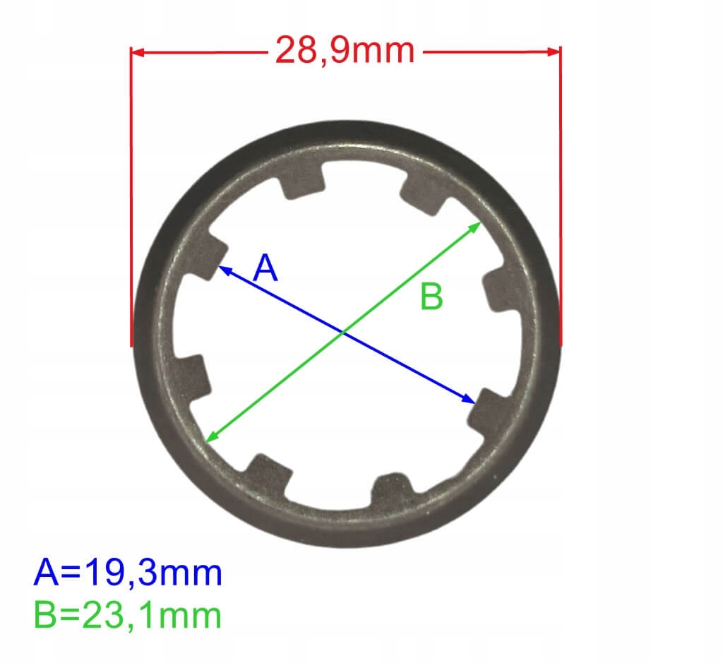 PIERŚCIEŃ KOSIARKI MURRAY 1960766YP Typ pierścień