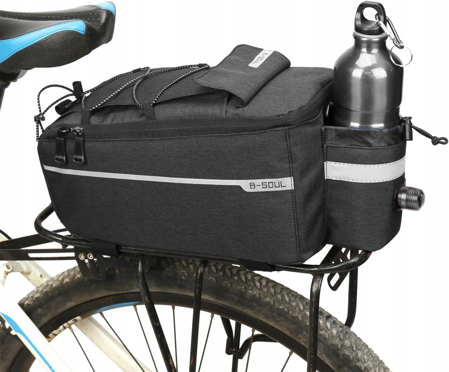 10L Torba Na Bagażnik Na Rower Termiczna Sakwa Rowerowa Odblaskowa