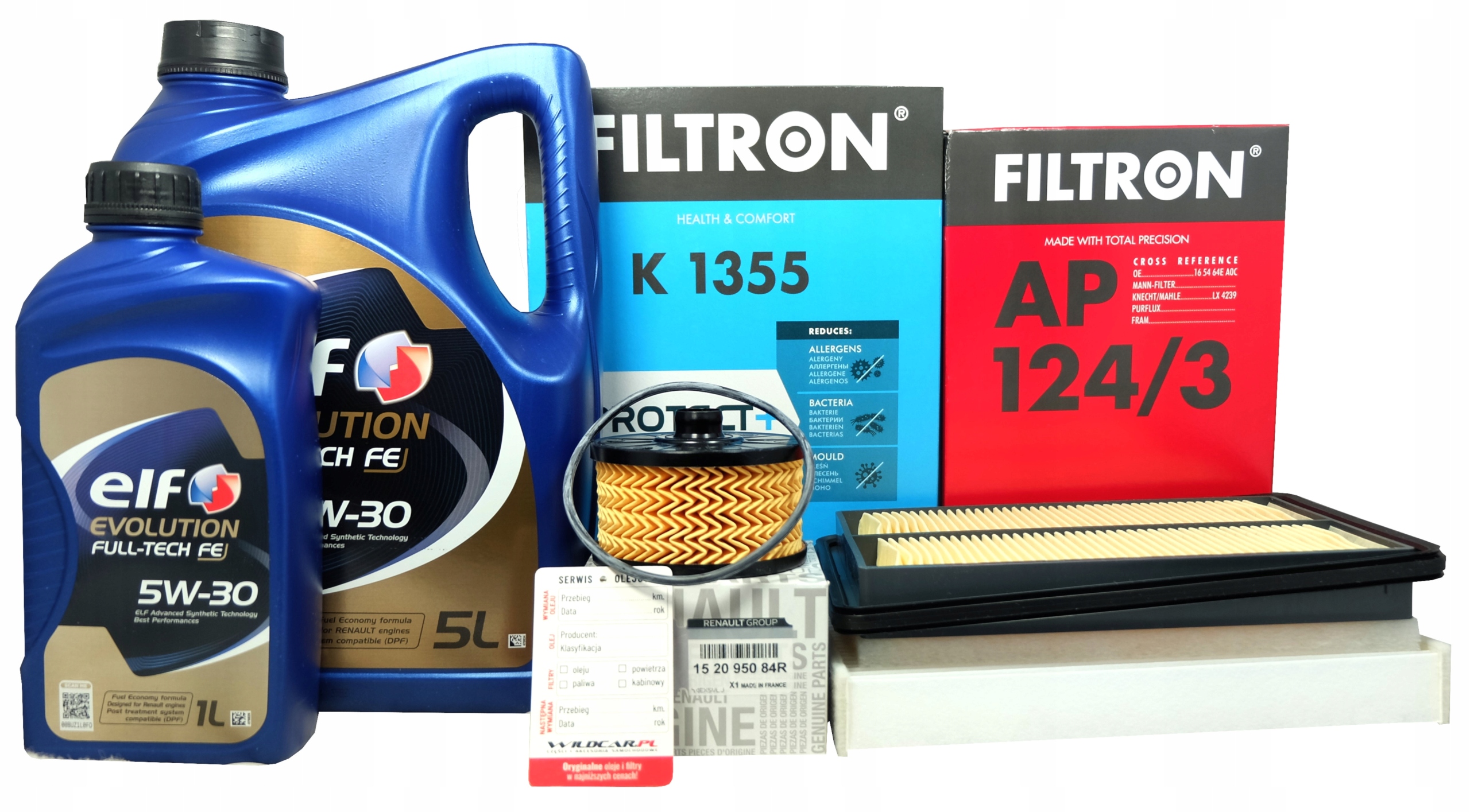 3 Filtre olej Nissan Qashqai II 1.3 Dig-T 2018-