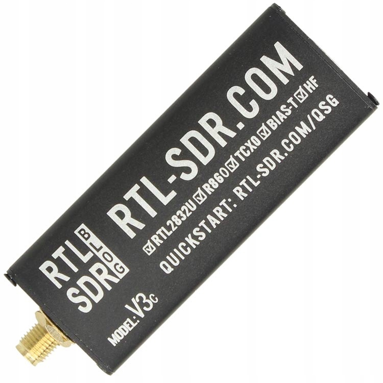 Rtl-sdr RTL2832U Dvbt V3c Usb-c odbiornik Sdr szerokopasmowy 500kHz-1766MHz