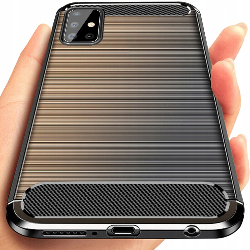 

Etui Karbon Case do Samsung Galaxy A51 + Szkło