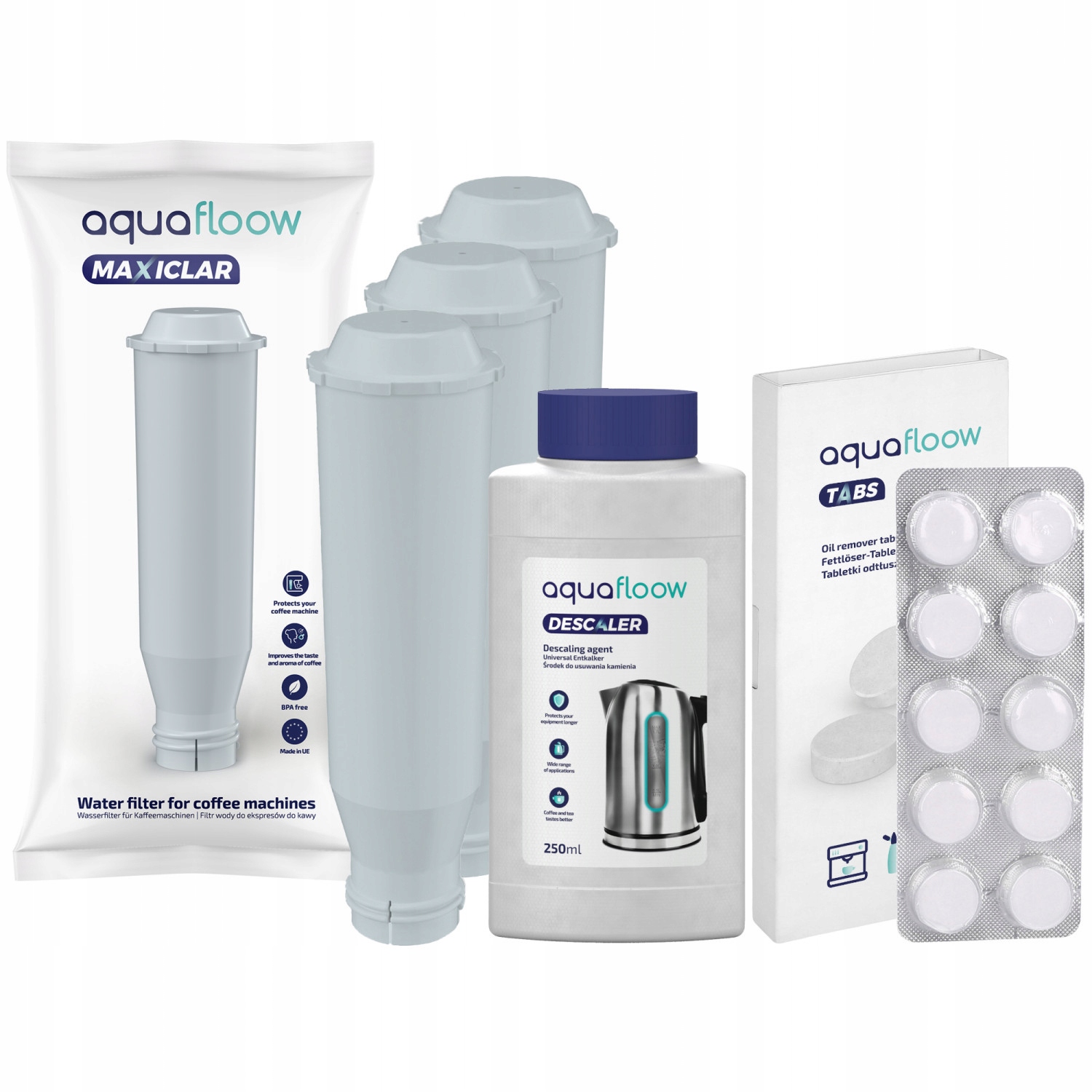 ZESTAW DO EKSPRESU SIEMENS EQ 6 TABLETKI 3x FILTR