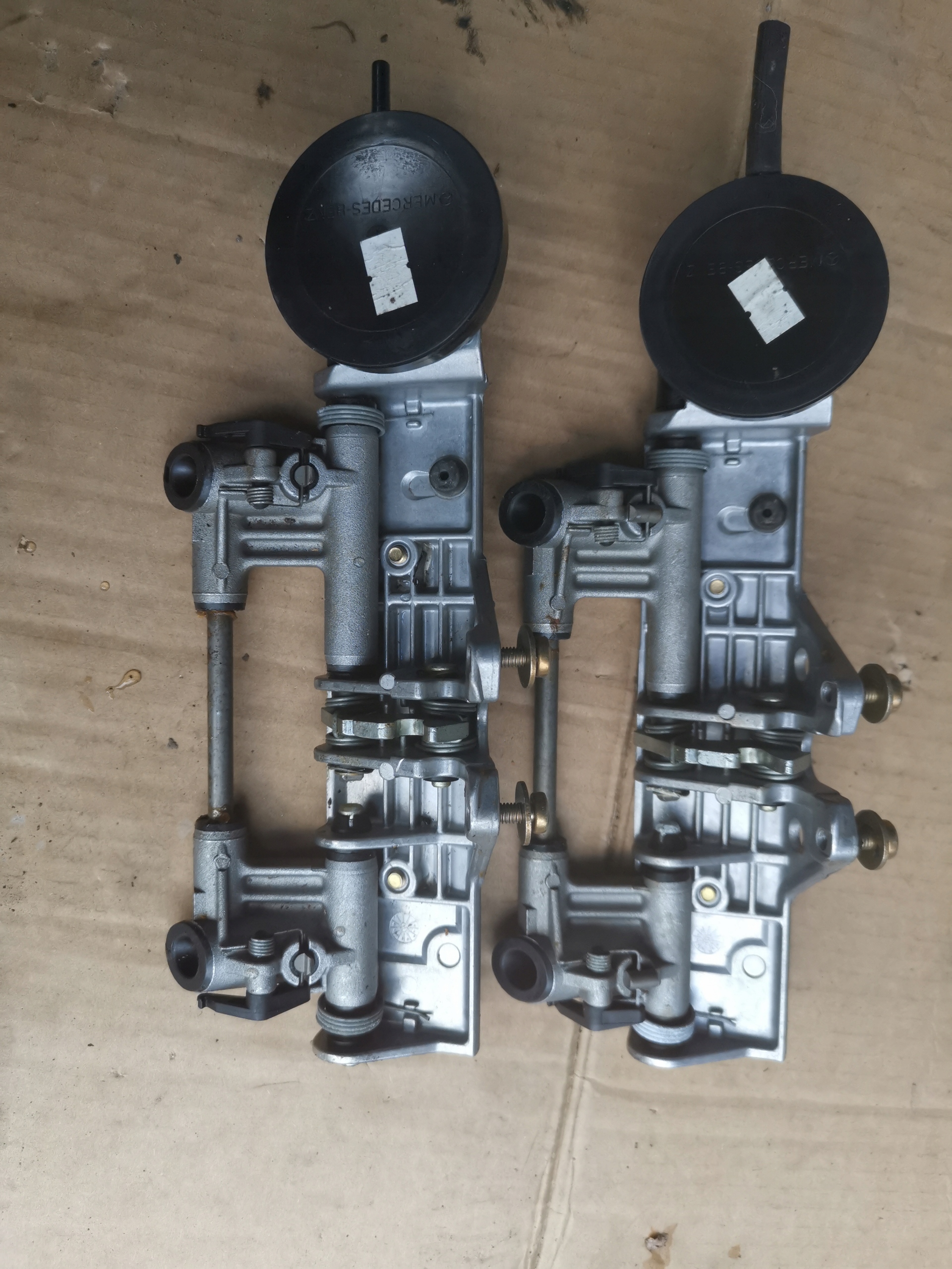 Mercedes W124 Berline Mécanisme Rabaissement zaglowkow Arrière Support plaque