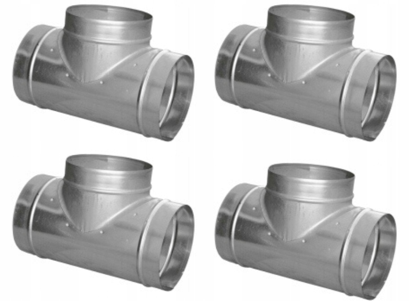 T-rozdělovač typu T 90 Pozinkovaný 315 315 315 Set 4 Kusů