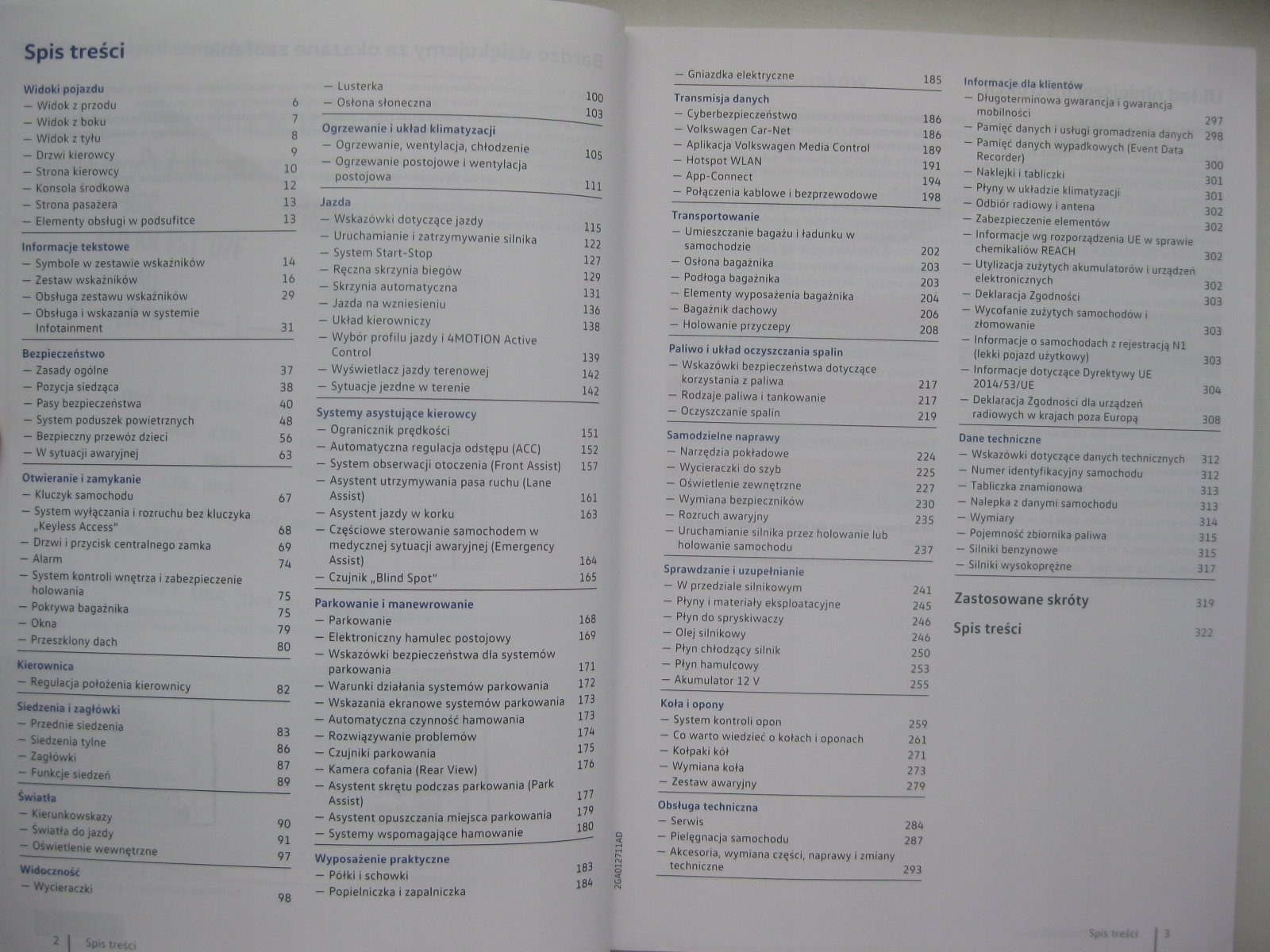 VW T-Roc 2017-польское руководство по эксплуатации VW T Roc