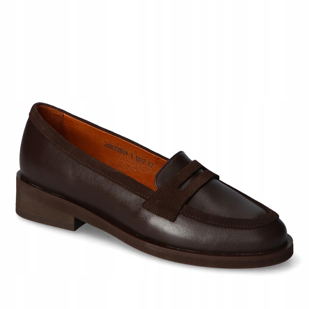 Mokasíny Pulso AF-1617 Čokoláda+Hnědý velur 38