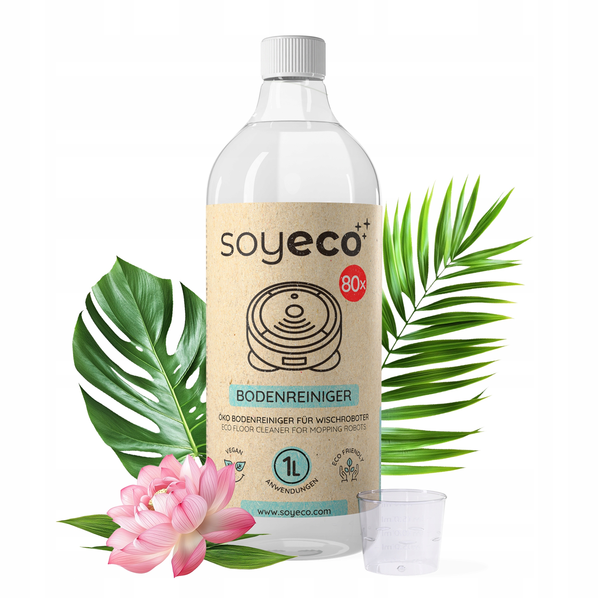 Чистящая роботизированная моющая жидкость для моющих пылесосов 1000ML Eco