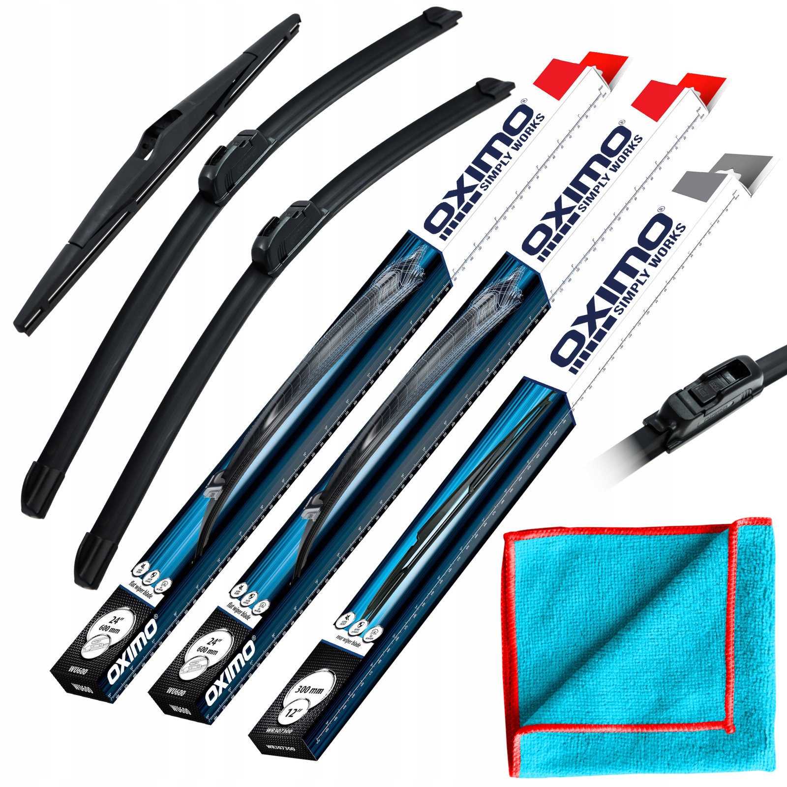 Wycieraczki Zestaw Przód Tył Kia Ceed 1 I Ed 07.2009-12.2012 Kombi